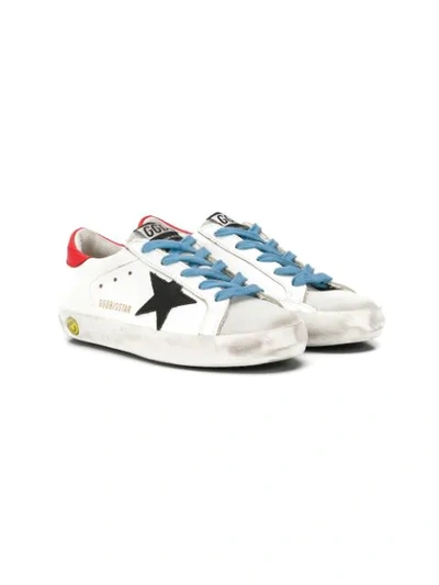 Golden Goose Kids' Superstar Sneakers In White