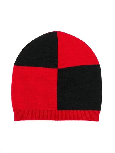 N°21 Kids' Knitted Beanie In 0n400 Red