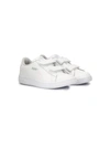 Puma Kids' Smash V2 Touch-strap Sneakers In White
