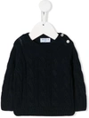 Siola Babies' Cable Knit Jumper In Blue