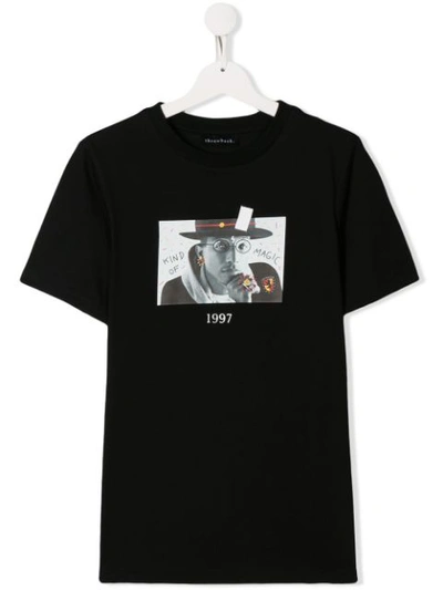 Throwback Kids' Printed Pharrell Williams T-shirt In Black