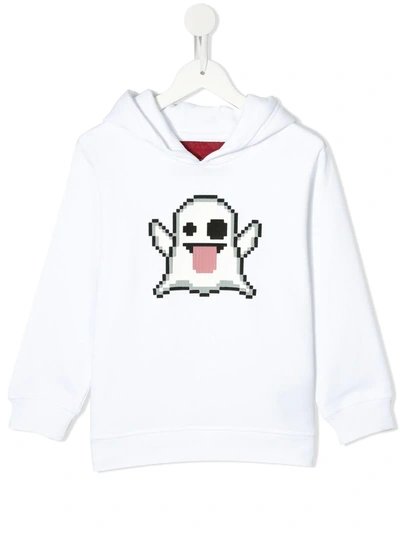 Mostly Heard Rarely Seen 8-bit Kids' Spooky Relaxed-fit Hoodie In White