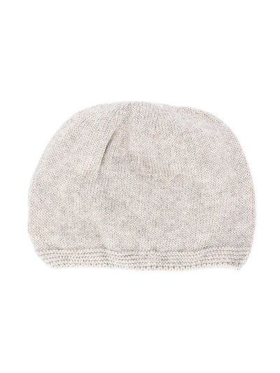 Knot Babies' Stardust Knitted Cap In Grey