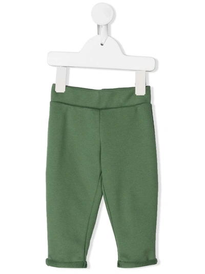 Eshvi Babies' High-rise Track Trousers In Green