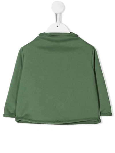 Eshvi Babies' Soft Fleece Sweatshirt In Green