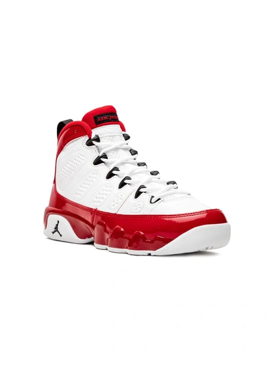 Jordan Teen Air  9 Retro Gs Gym Red In White