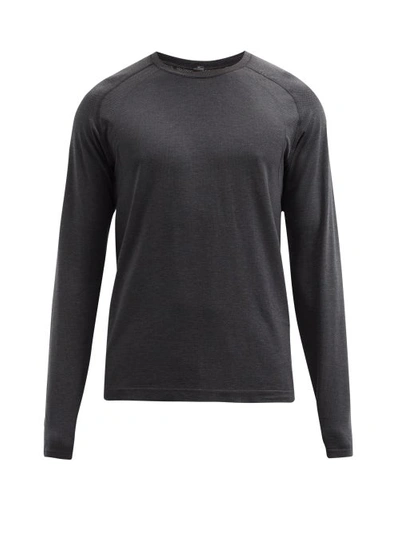 Lululemon Metal Vent Tech 2.0 Long-sleeved T-shirt In Black