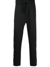 Valentino Vlogo Stripe Track Trousers In Black