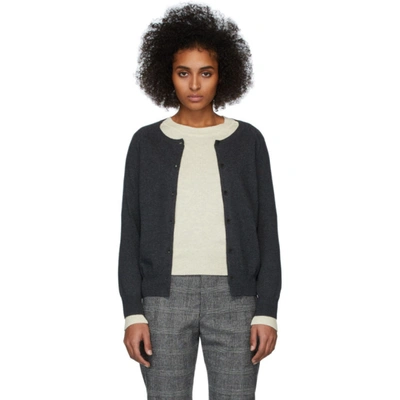 Isabel Marant Étoile Isabel Marant Etoile Grey Napoli Cardigan In 02an Anthra