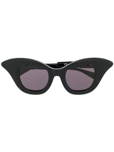 Kuboraum B20 Cat Eye Sunglasses In Black