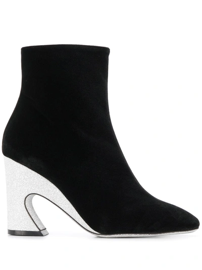 Giannico Gaby Ankle Boots In Black
