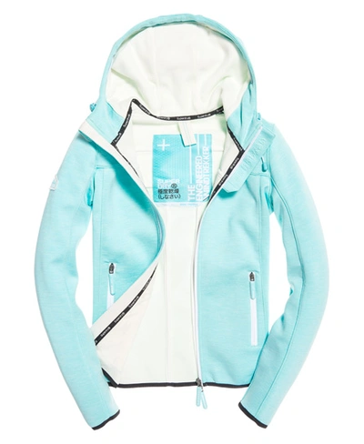 Superdry Prism Hooded Sd- Windtrekker Jacket In Light Blue