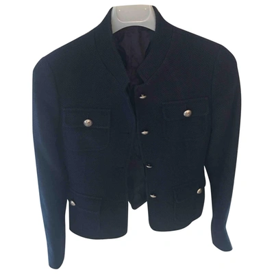 Pre-owned Tagliatore Short Vest In Blue