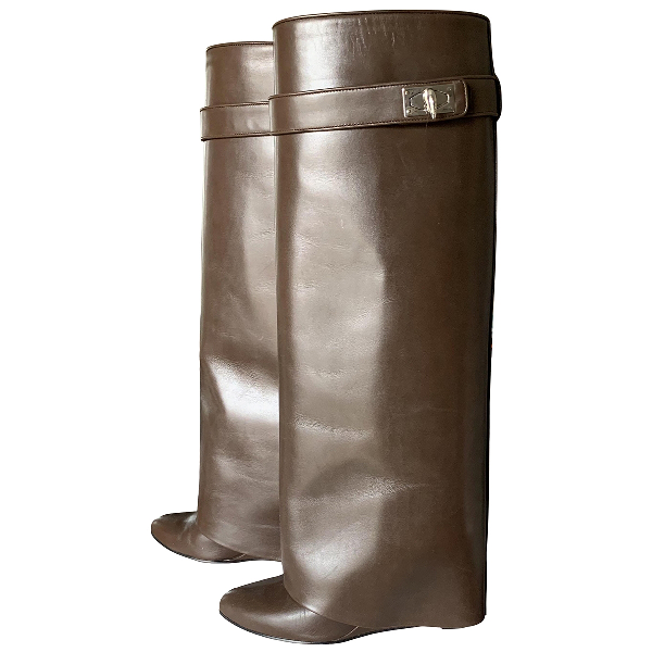 thigh high snakeskin boot