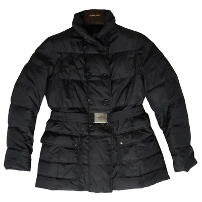 Pre-owned Add Black Polyester Coat