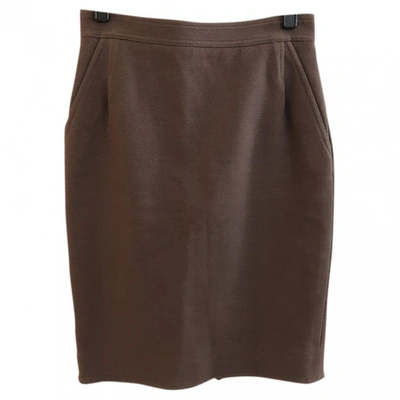 Pre-owned Fendi Mid-length Skirt In Brown