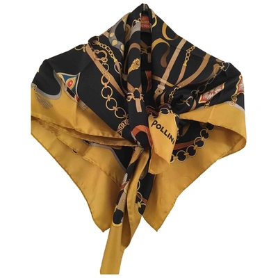 Pre-owned Pollini Multicolour Silk Scarf