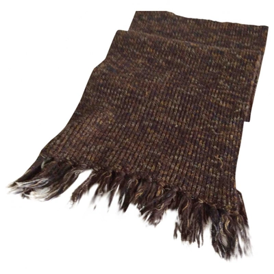 Pre-owned Missoni Wool Scarf In Brown
