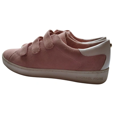 Pre-owned Michael Kors Trainers In Pink