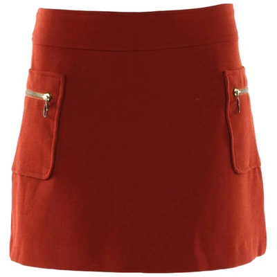 Pre-owned Essentiel Antwerp Mini Skirt In Orange