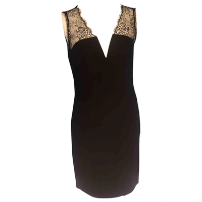 Pre-owned L Agence Mid-length Dress In Black