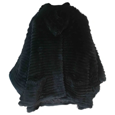 Pre-owned Simonetta Ravizza Black Rabbit Jacket