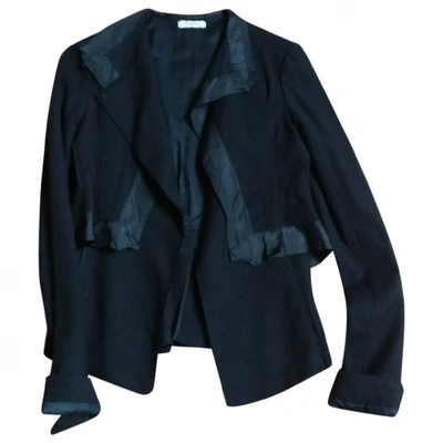 Pre-owned Nina Ricci Wool Jacket In Black