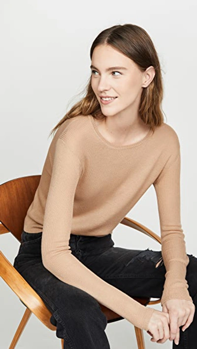 Sablyn Andi Cashmere Top In Caramel
