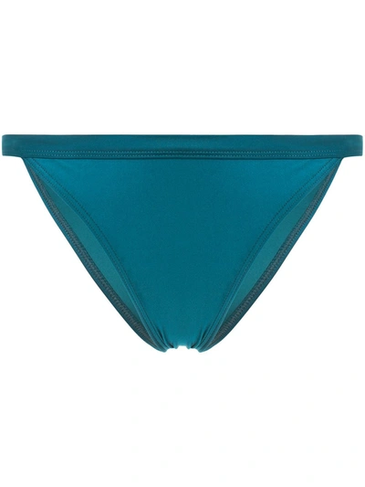 Duskii Océane Banded Bikini Bottom In Blue