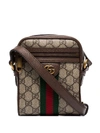 Gucci Brown Ophidia Logo Shoulder Bag
