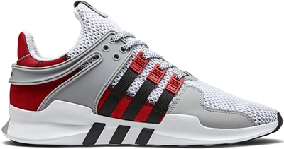 Pre-owned Adidas Originals  Eqt Support Adv Overkill Coat Of Arms In Grey/black/red