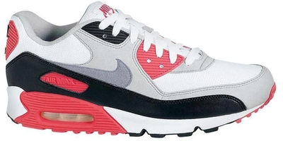 Pre-owned Nike Air Max 90 Infrared (2010) In White/cement Grey-infrared-blk  | ModeSens