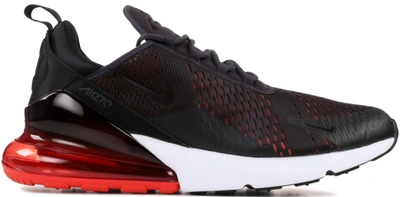 Pre-owned Nike  Air Max 270 Oil Grey In Oil Grey/oil Grey-habanero Red-black-white