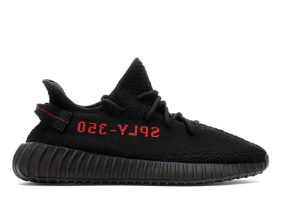 Pre-owned Adidas Originals Adidas Yeezy Boost 350 V2 Black Red (2017/2020) In Core Black/core Black/red