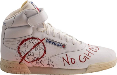 Pre-owned Reebok Ex-o-fit Clean Hi Bait X Ghostbusters X Stranger Things  Vintage In Chalk White/paper White-royal | ModeSens