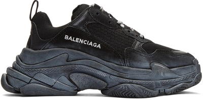 Pre-owned Balenciaga Triple S Triple Black (women's)