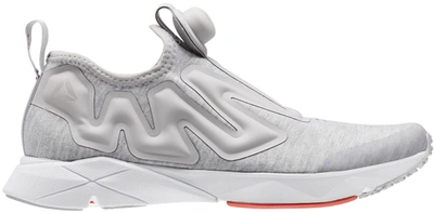 Pre-owned Reebok  Pump Supreme Hoodie Zinc In Zinc/white-china Red-awesome Blue