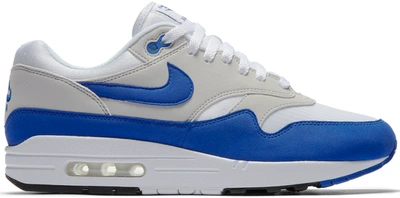 Pre-owned Nike Air Max 1 Anniversary Royal (2017) In White/game  Royal-neutral Grey-black | ModeSens