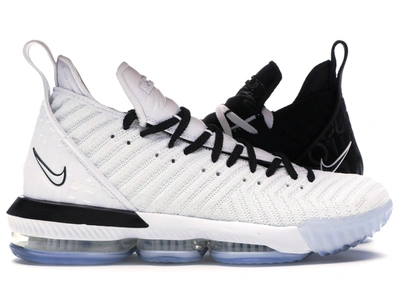 Lebron 16s clearance black and white