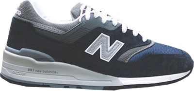 Pre-owned New Balance 997 Kith Navy In Navy/white ModeSens