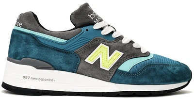 Pre-owned New Balance  997 Blue Green In Blue/green