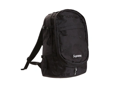 Pre-owned Supreme Backpack (ss19) Black