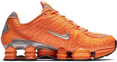 Pre-owned Nike  Shox Tl Total Orange In Total Orange/metallic Silver-total Orange