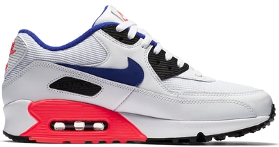 Pre-owned Nike Air Max 90 Ultramarine In White/ultramarine-solar Red-black  | ModeSens