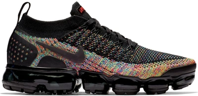 Pre-owned Nike Air Vapormax Flyknit 2 Black Multi-color (women's) In Black/racer Pink-racer Blue-black