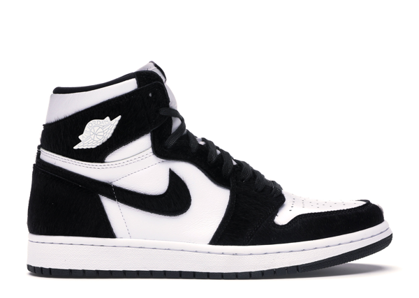 jordan 1 black and white twist