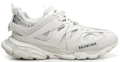 Pre-owned Balenciaga  Track White In White/white