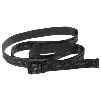 Pre-owned Off-white Industrial Belt (ss19) Black ModeSens