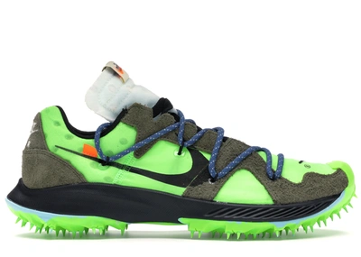 Pre-owned Nike Zoom Terra Kiger 5 Off-white Electric Green (women's) In Electric Green/metallic Silver-sail