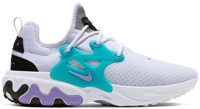 Pre-owned Nike React Presto In White/night Maroon-black-atomic Violet-teal Nebula | ModeSens